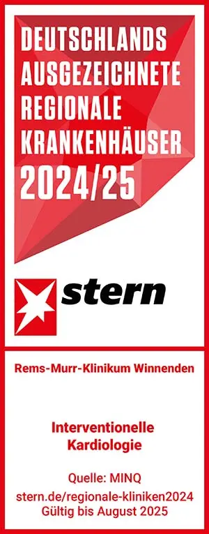Stern Siegel Regionale Krankenhäuser 2024/25 - Interventionelle Kardiologie