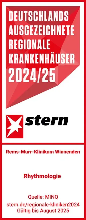 Stern Siegel Regionale Krankenhäuser 2024/25 - Rhythmologie