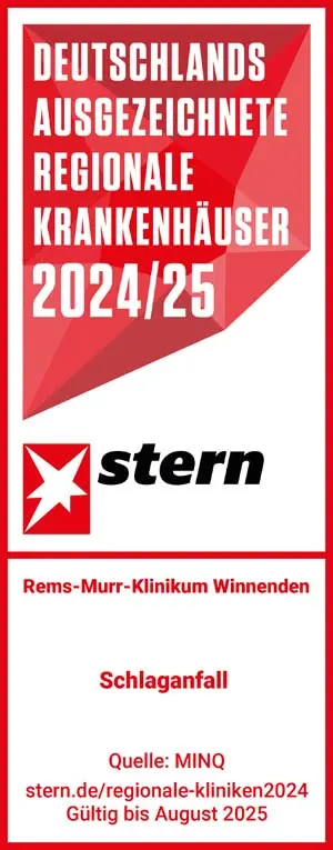 Stern Siegel Regionale Krankenhäuser 2024/25 - Neurologie / Schlaganfall