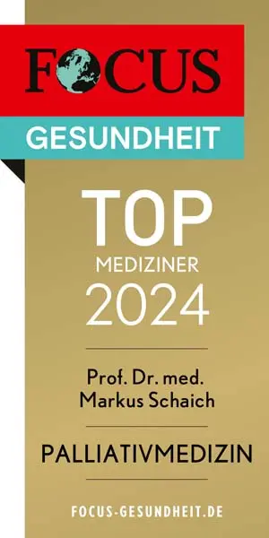 Focus Gesundheit - Top Mediziner 2024 - Prof. Dr. med. Markus Schaich, Palliativmedizin