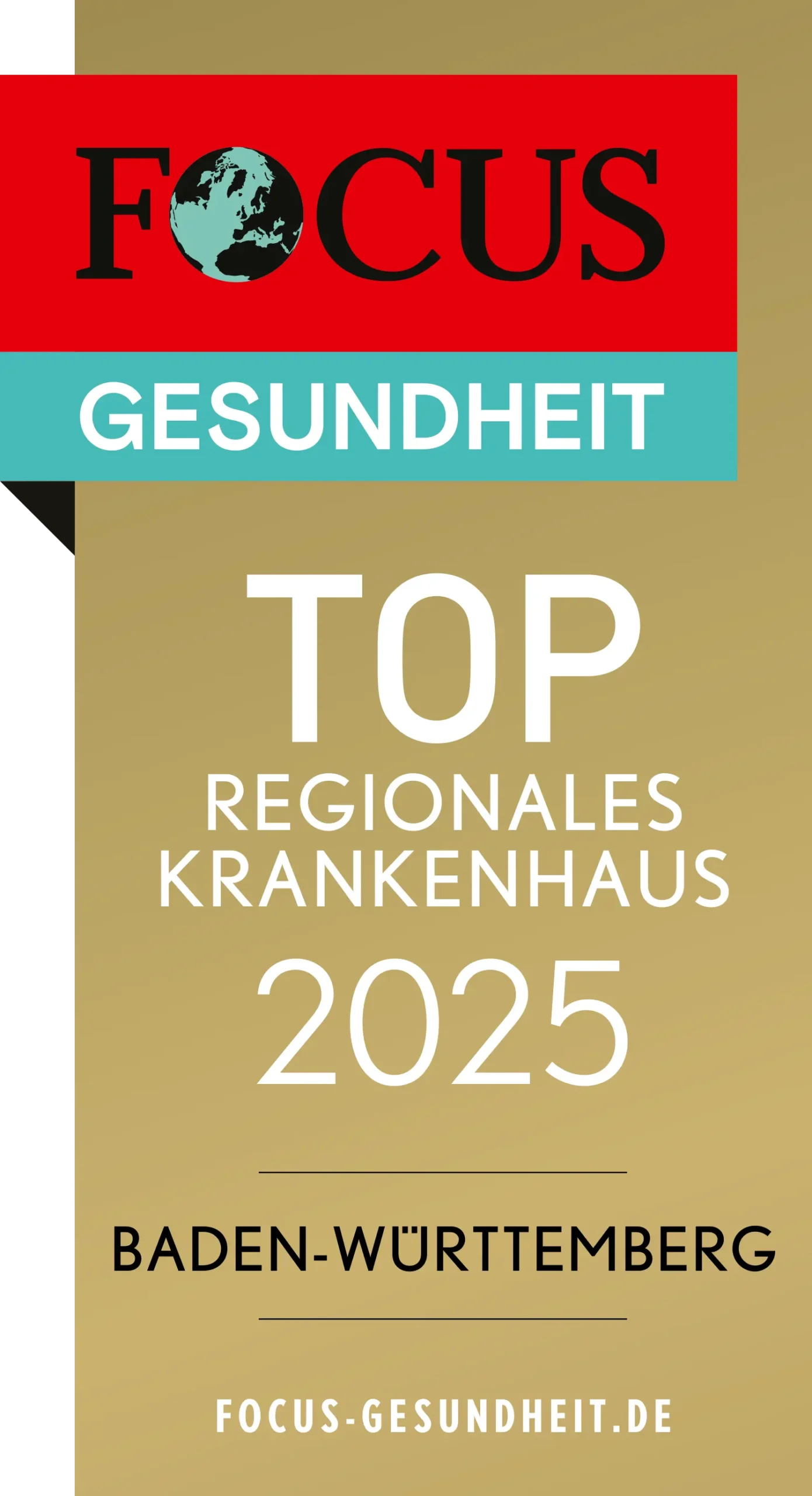 Focus Gesundheit - TOP regionales Krankenhaus 2025 - Baden-Württemberg - Rems-Murr-Kliniken